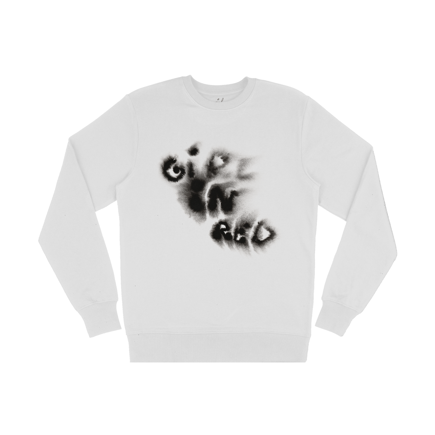 Girl In Red White Crewneck