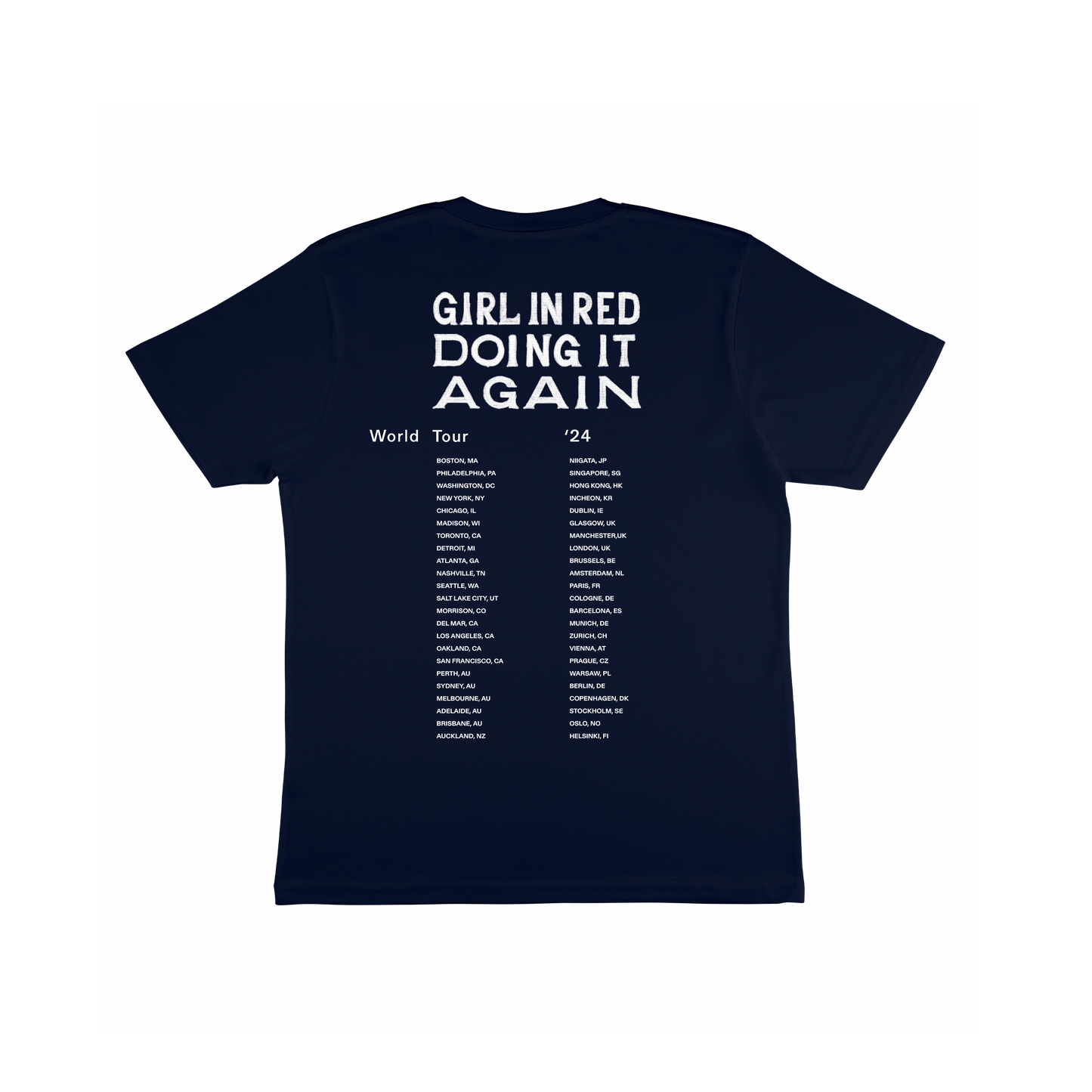 Rainbow Silhouette Itin Navy Tee