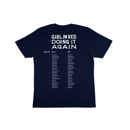 Rainbow Silhouette Itin Navy Tee