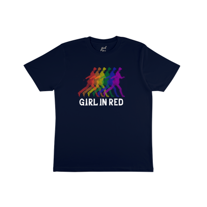 Rainbow Silhouette Itin Navy Tee